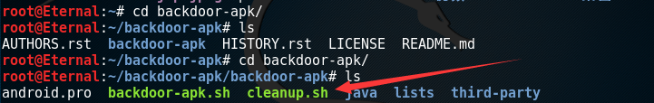 cd backdoor-apk