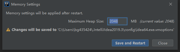 The IDE is running low on memory and this might affect performance.