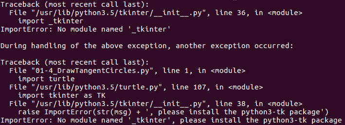 Python3 | ImportError: Traceback (most recent call last): ... No module ...