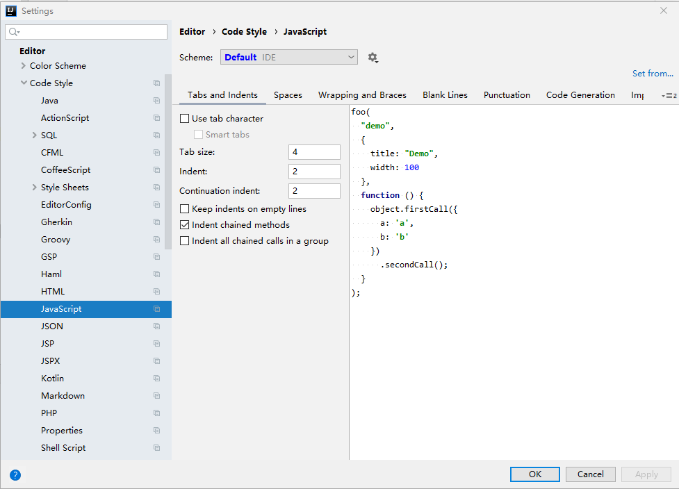 idea设置文件缩进为2个空格_idea设置tab为2个空格CSDN博客