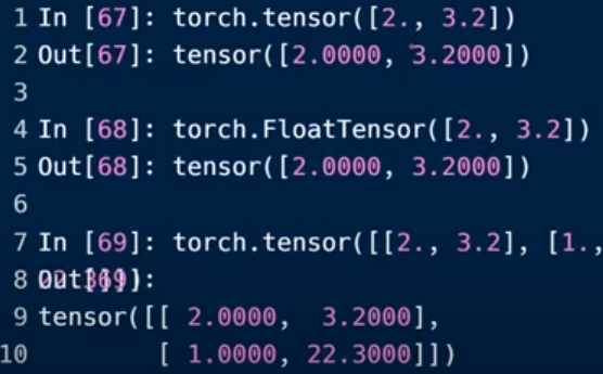 pytorch的tensor操作 1
