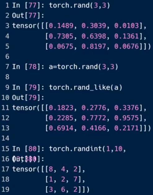 pytorch的tensor操作 1