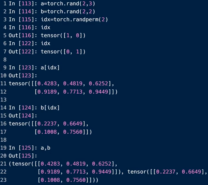 pytorch的tensor操作 1