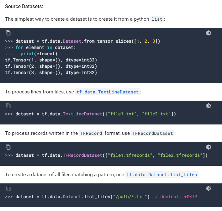 Tensorflow 的批数据处理Dataset类的使用方法说明_tensorflow Dataset Repeat Prefetch-CSDN博客