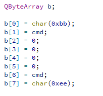 qbytearray assignment operator