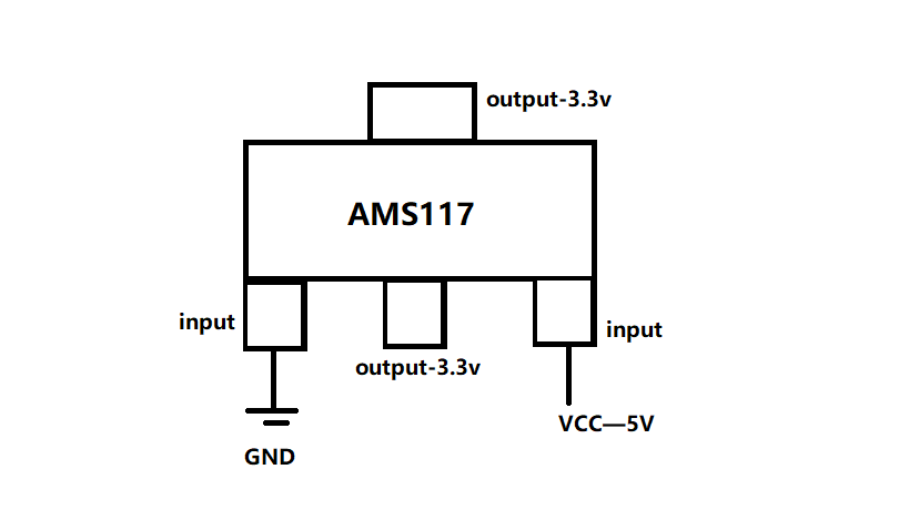 ams1117-5.0电路图图片