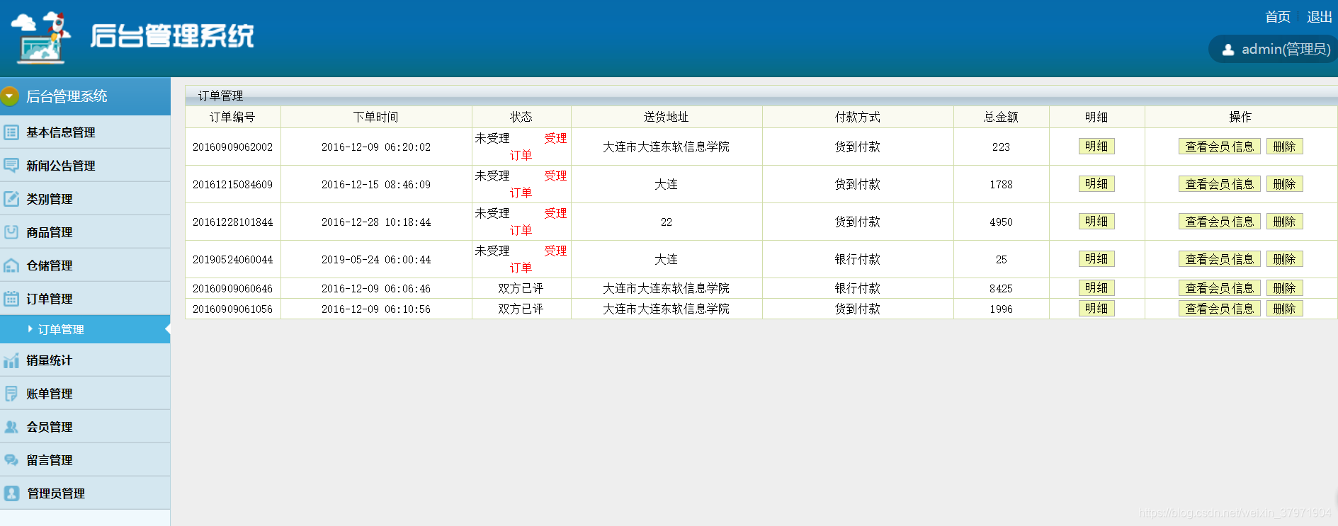 基于java+jsp+mysql的购物商城网站