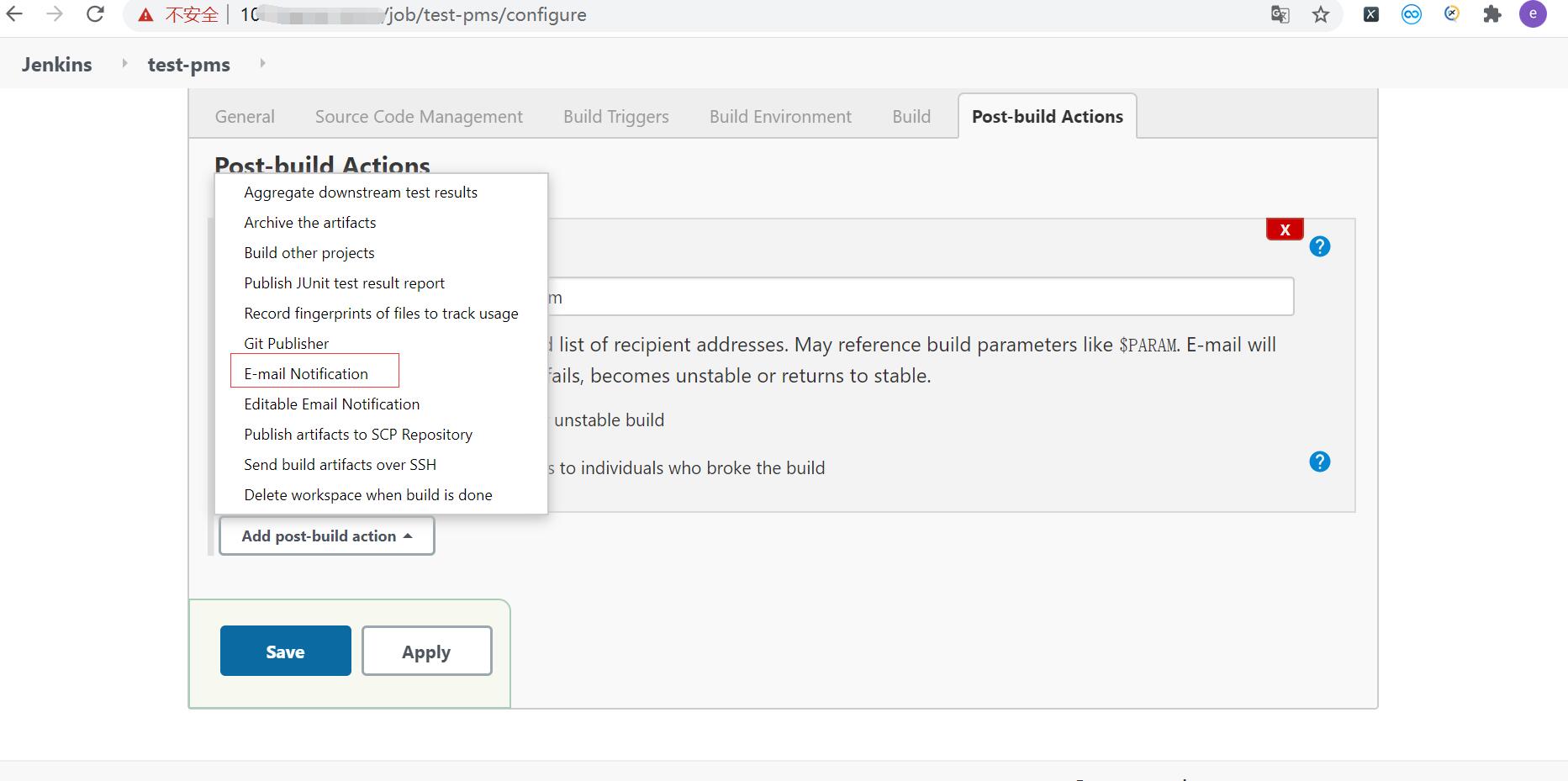 Jenkins如何进入构建后操作的设置界面_jenkins postbuild actionsCSDN博客