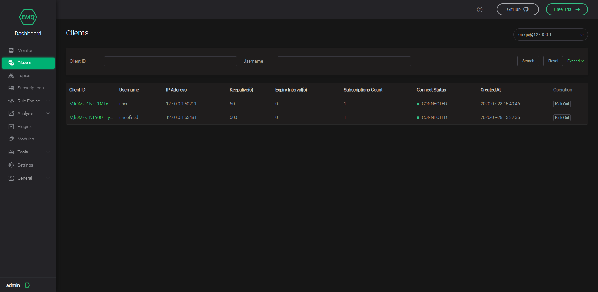 windows上搭建MQTT-broker服务器与使用python简单测试发布订阅消息使用_python mqtt broker-CSDN博客