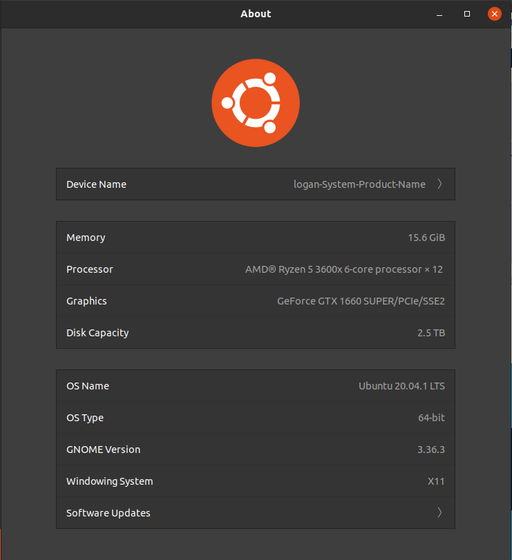 ubuntu系统信息