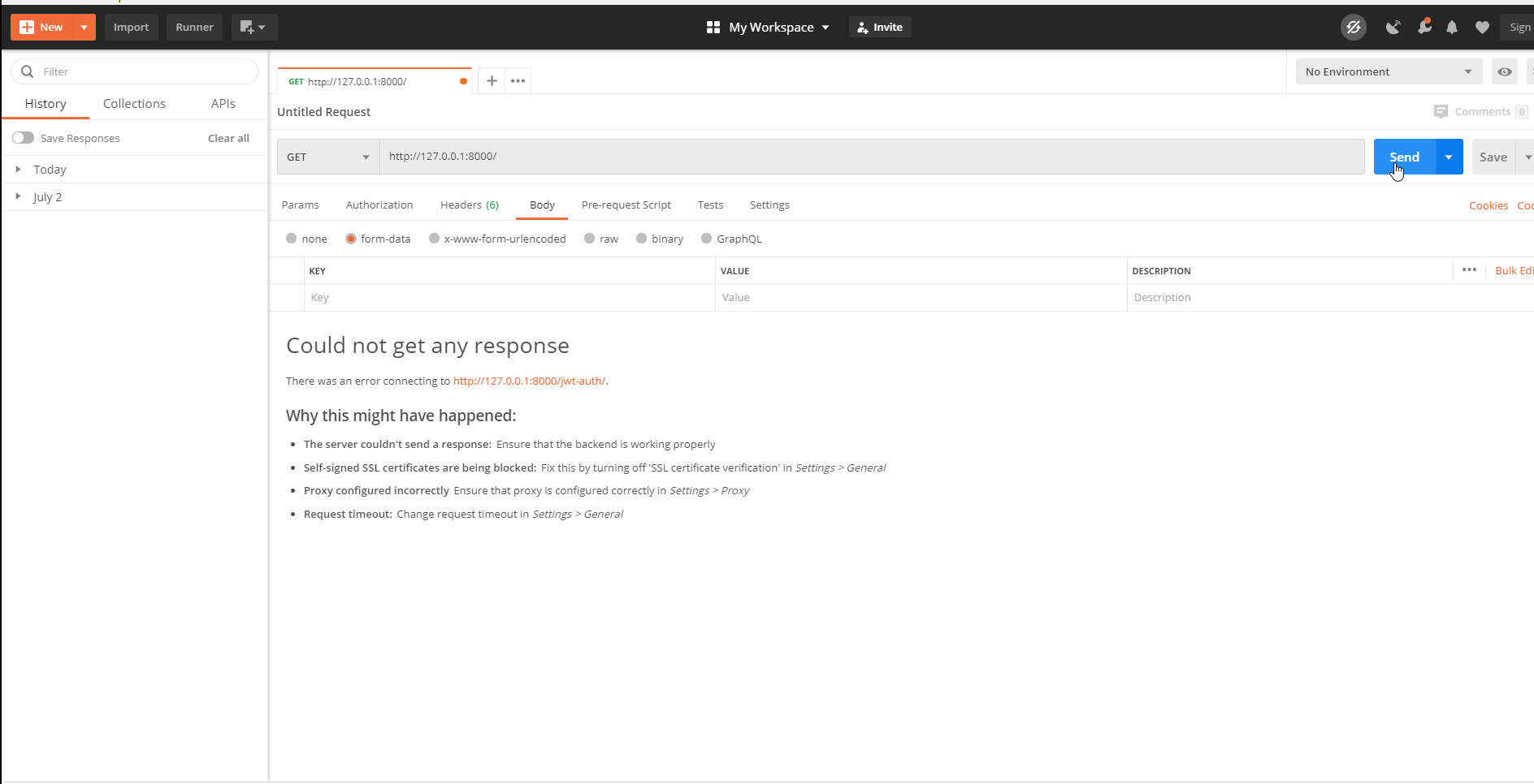 django login register jwt get use