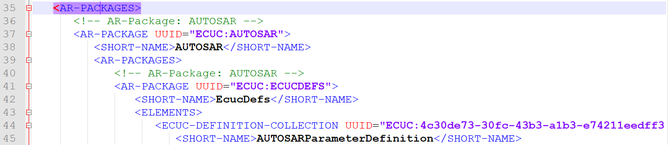 AUTOSAR模型ECU配置参数——.arxml文件解读(入门级-二)_arxml uuid-CSDN博客
