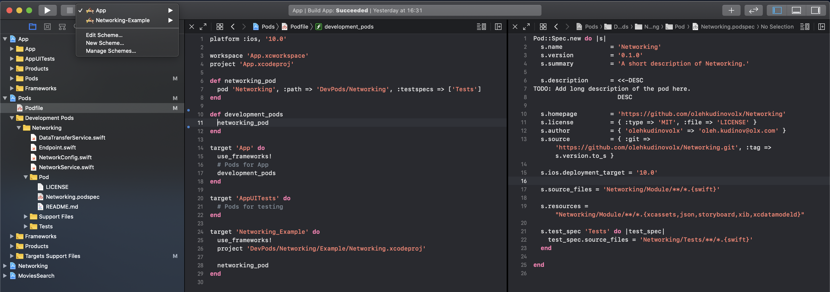 iOS中的模块化架构（Modular Architecture）_ios开发 常用的功能模块有什么?-CSDN博客