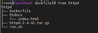 简单Dockerfile编写实例-编译http安装及挂载文件