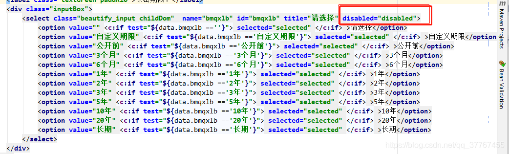 selectId).attr(“disabled“,“disabled“); js设置下拉框不可编辑不起作用_js disabled不起作用 ...