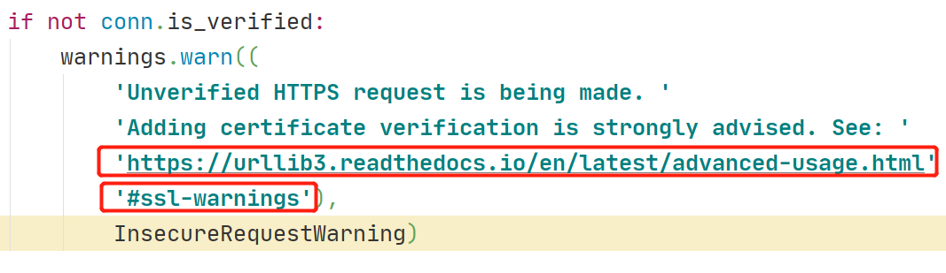 【解决】Requests库的SSL警告：InsecureRequestWarning: Unverified HTTPS request is being made.