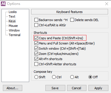 【Git】解决Ctrl+V无法粘贴文本的问题