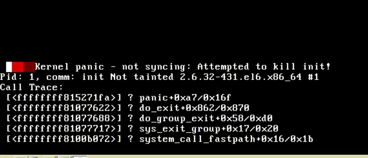 Kernel panic - not syncing: Requested init linuxrc failed (error -5 ...