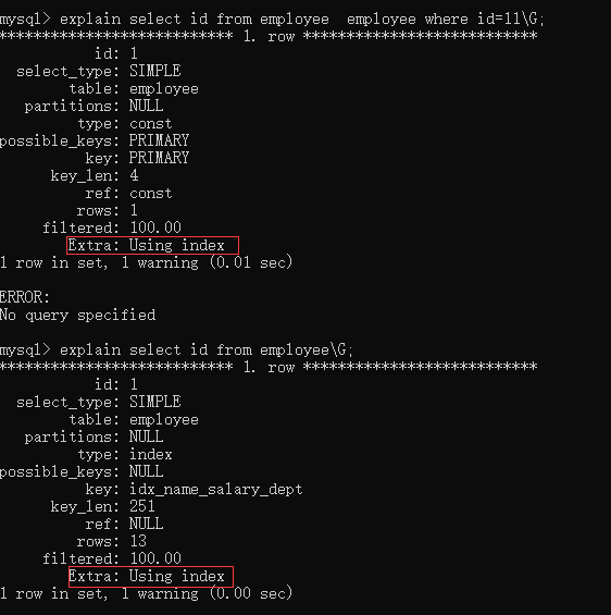 MySQL索引的使用实例_mysql索引实例CSDN博客