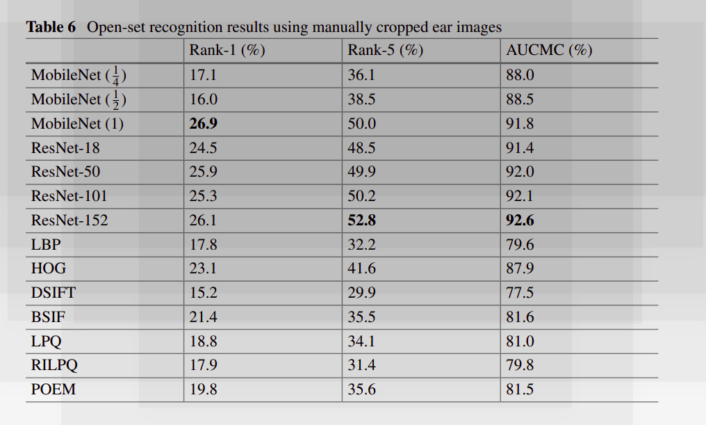 Deep Ear Recognition Pipeline