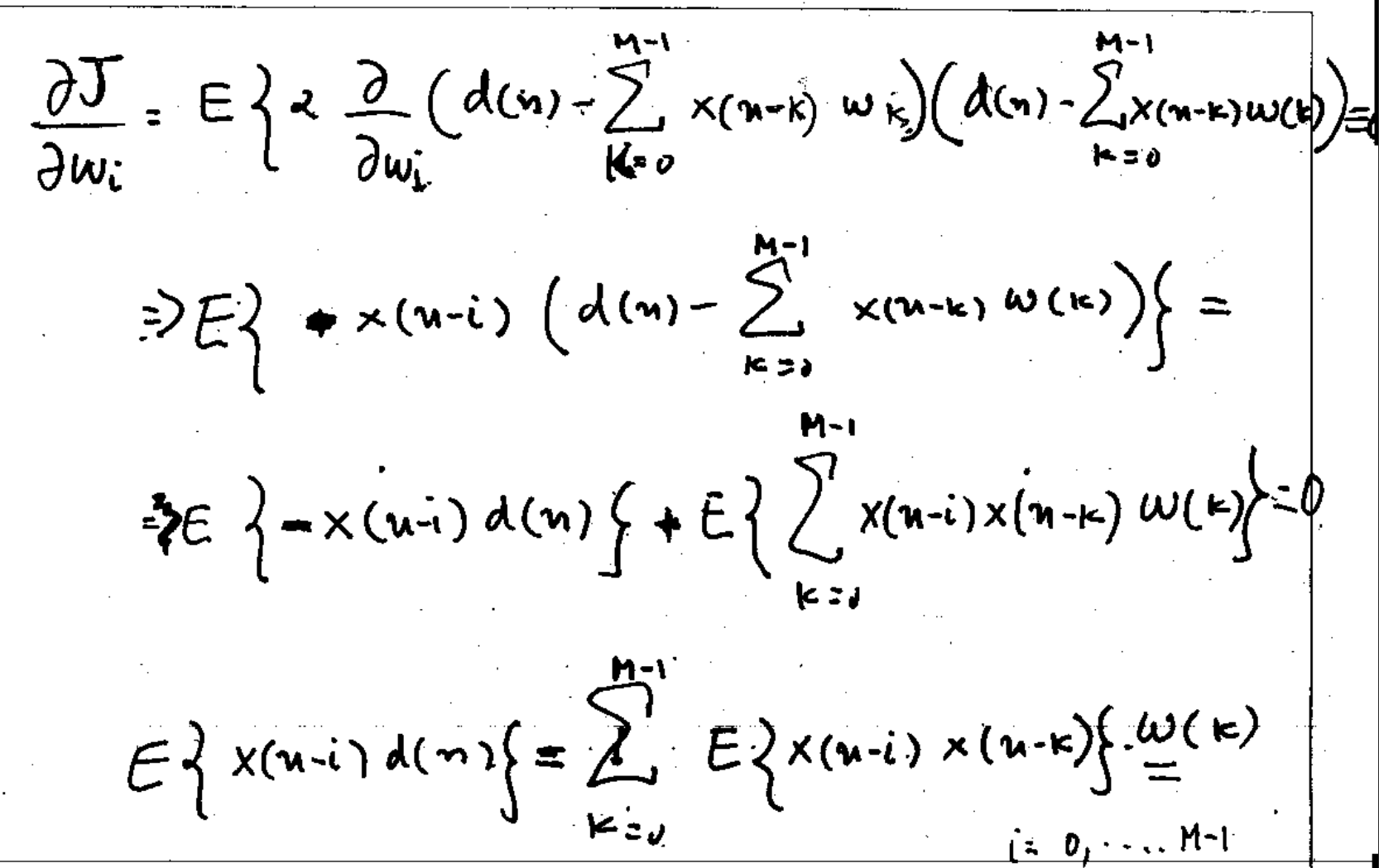 机器学习时间序列之Wiener Solution_随机wiener过程是机器学习吗?-CSDN博客