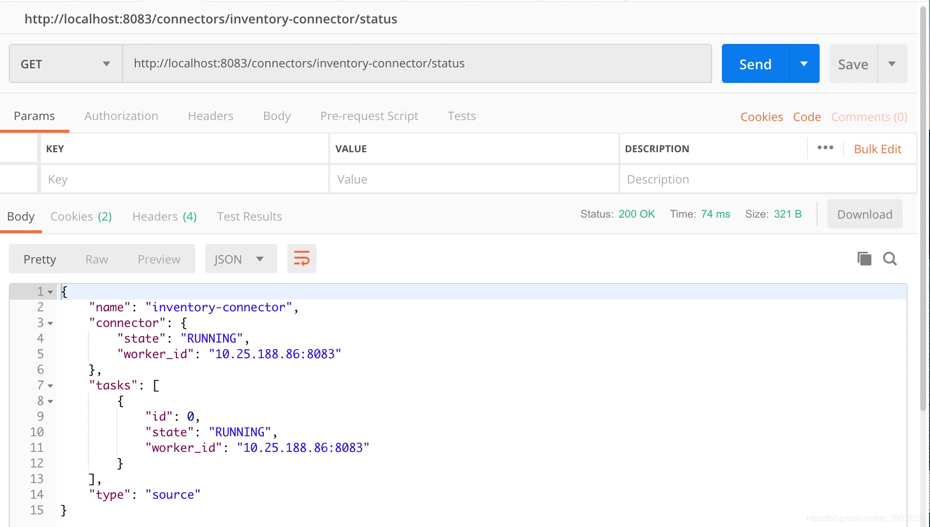 mysql connector启动状态