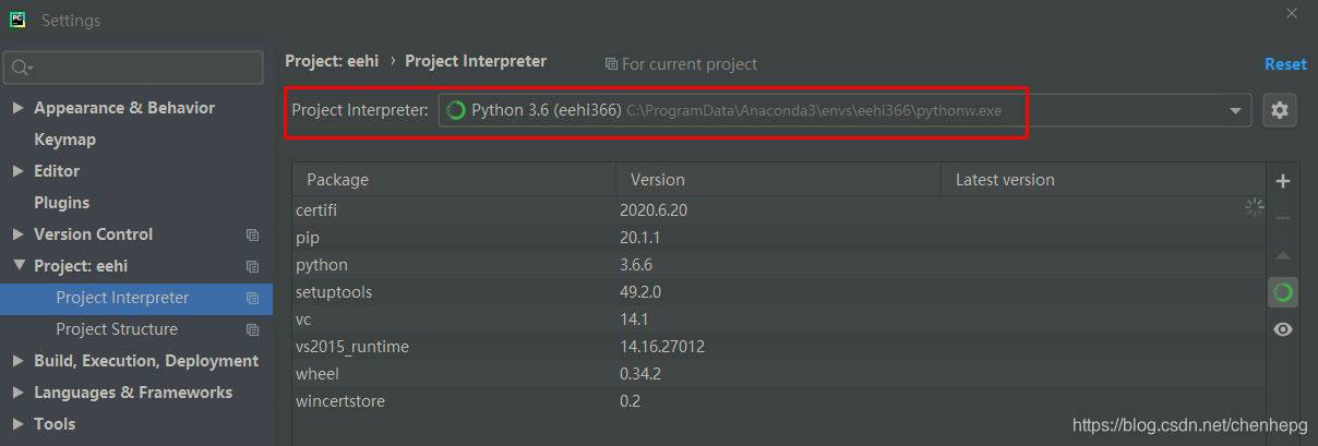 PyCharm 为项目关联 虚拟环境编译器