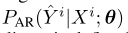 PAR（ˆYi | Xi;θ）