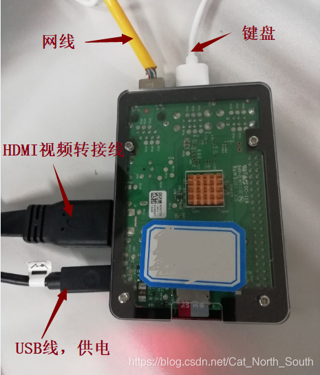 图三 树莓派(3B)连接图