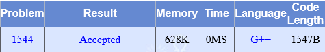 POJ 1544 A Puzzling Problem G++      bfs      背