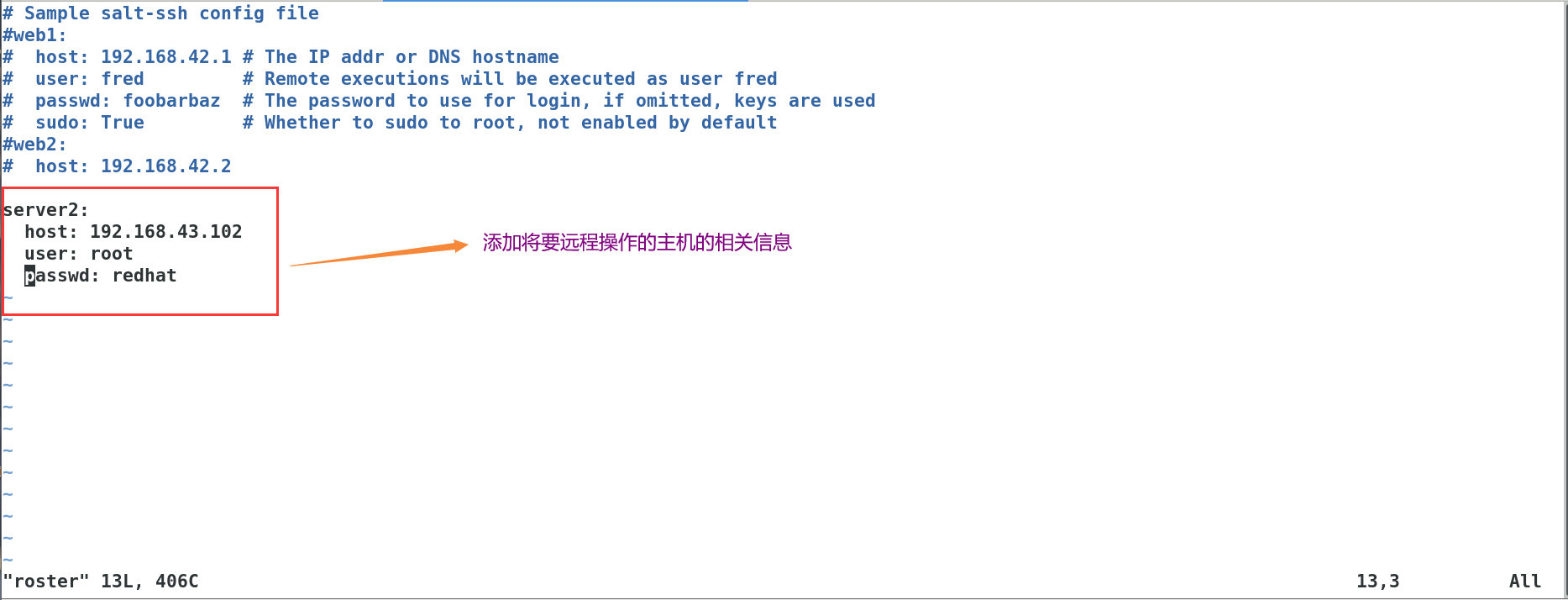ping salt-ssh server2