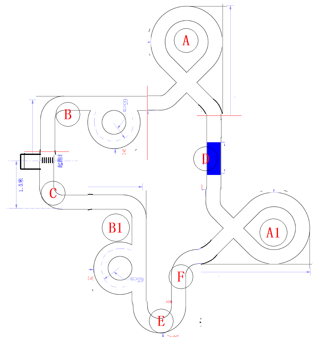 ▲ 决赛赛道拼接示意图