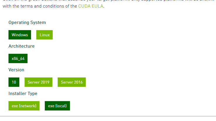 pytorch的开发环境安装