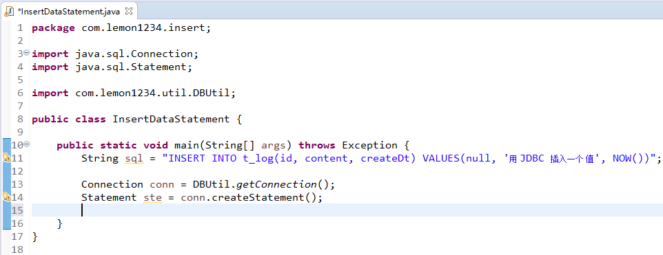 Java Database Connectivity——3. Java 执行数据库操作(Statement)_java datasource ...