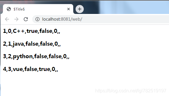 JSTL标签的使用详情