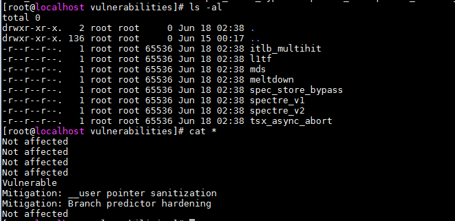 判断是否修复了熔断和幽灵