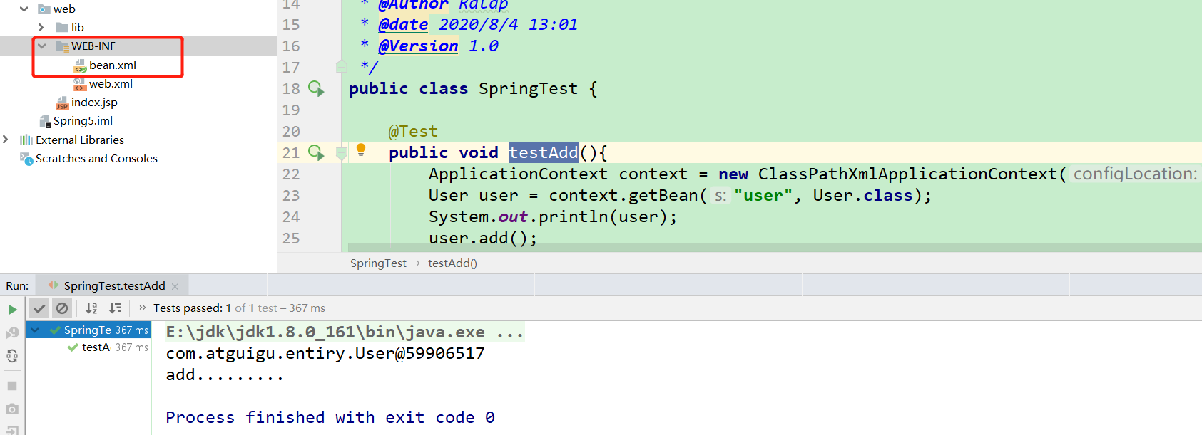 class path resource [bean.xml] cannot be opened because it does not 错误