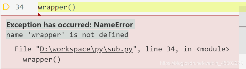 wrapper报错