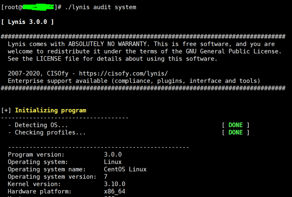Linux系统审计工具Lynis的使用总结-CSDN博客