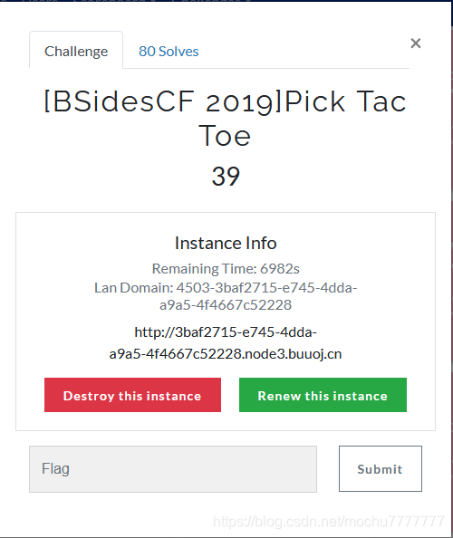 Buuctf Bsidescf 19 Pick Tac Toe 末初 Csdn博客