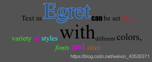 JSON方式分段设置样式