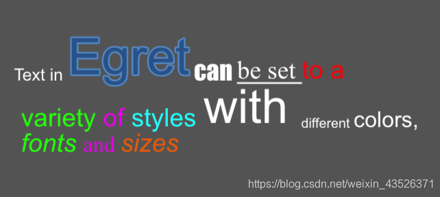 类HTML方式设置样式