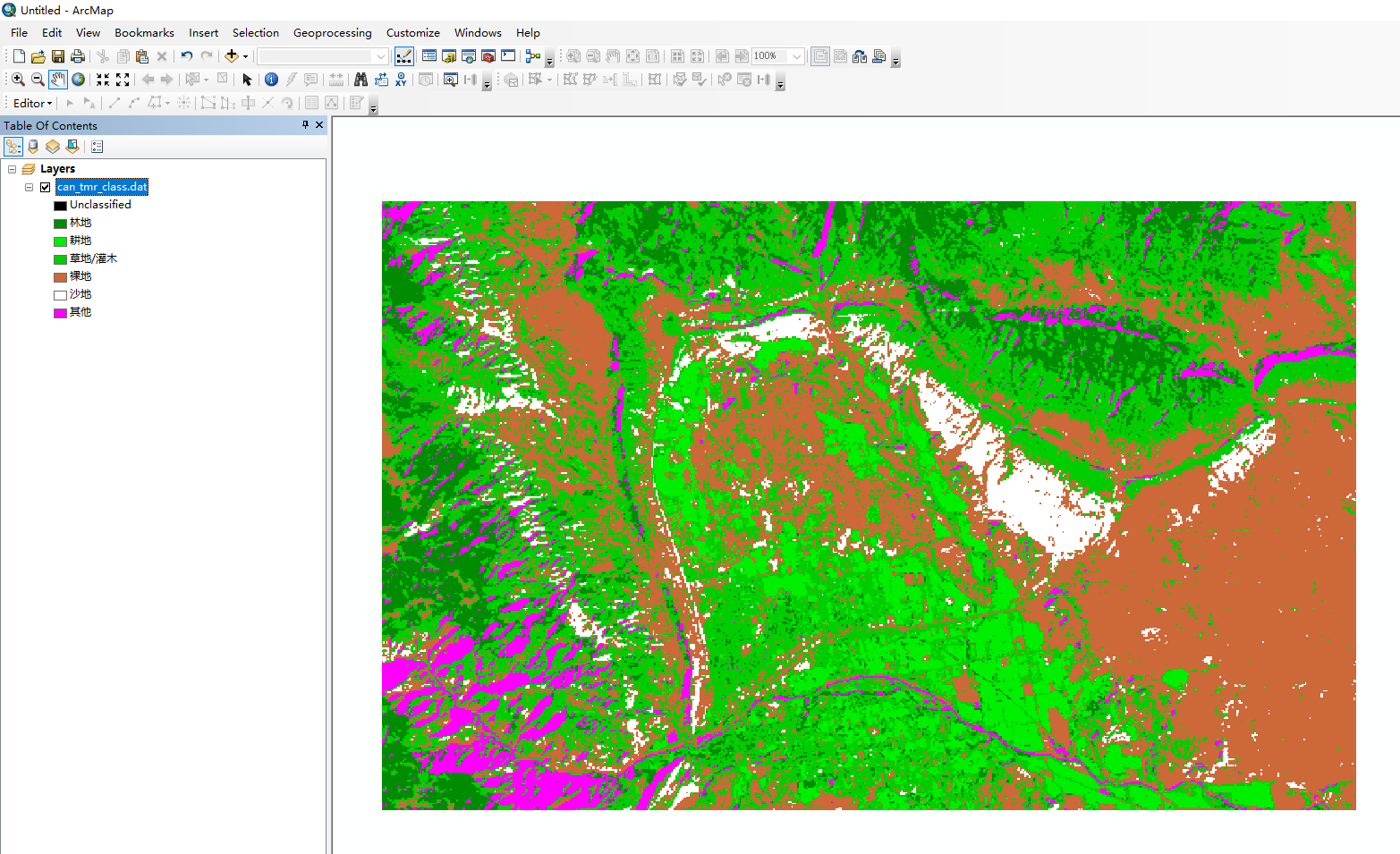 gis技巧如何使用arcgis中的颜色表colormap