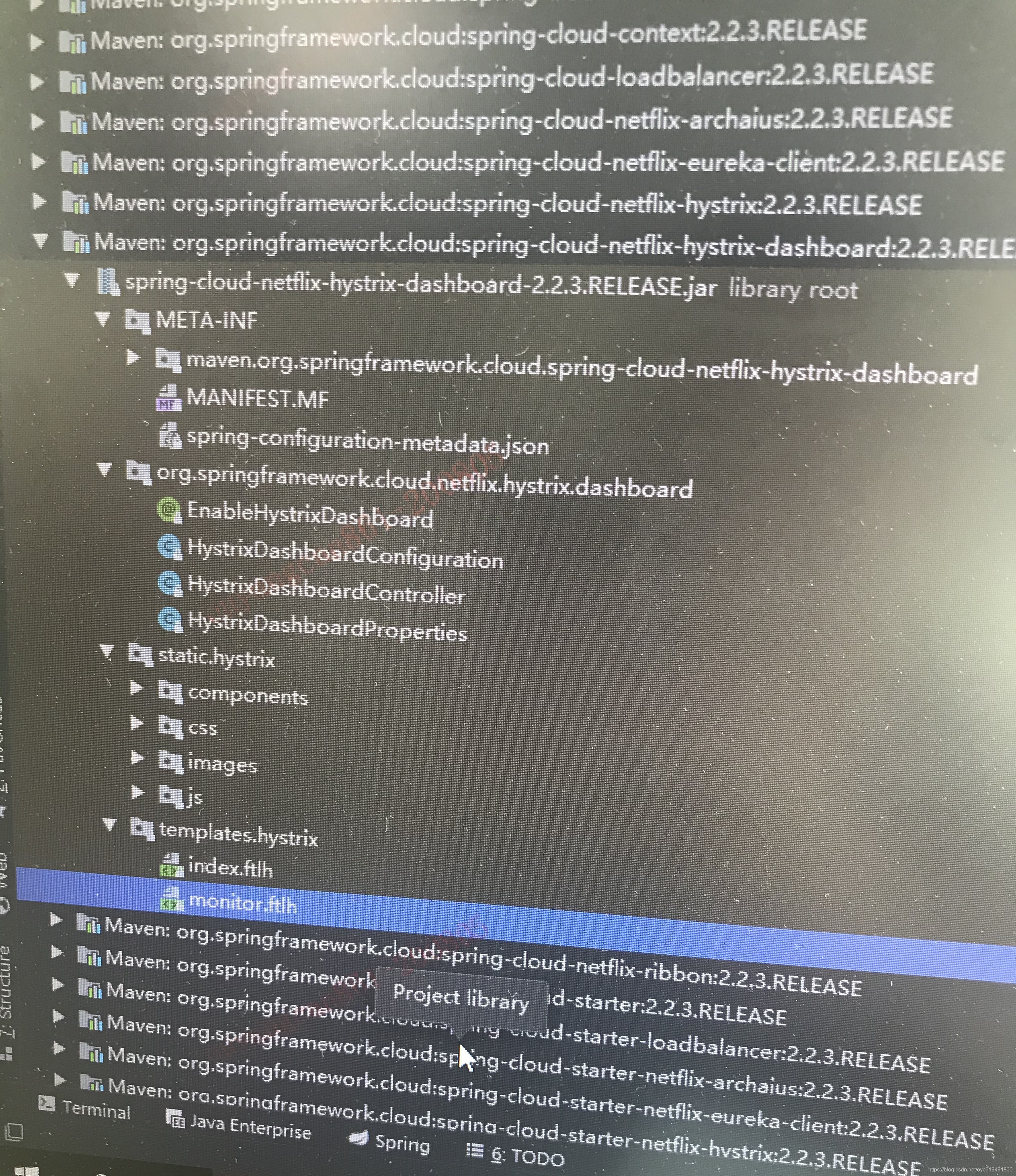 Hystrix 2025 dashboard maven