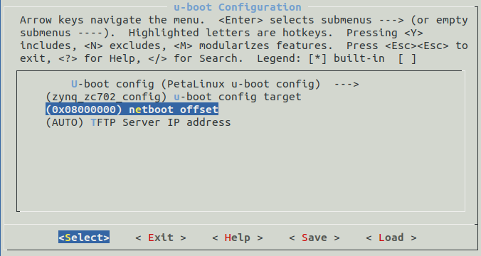 u boot configuration file