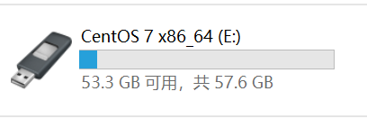 已经制作好的u盘，centos7.4
