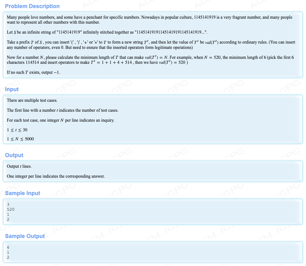 Fragrant numbers【DP打表】CSDN博客