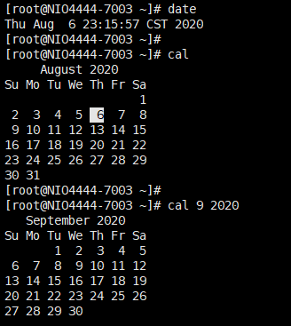 Linux系列 Date时间 Cal日期 Clear清理命令用法 Nio4444 Csdn博客