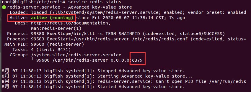 配置redis，对外服务