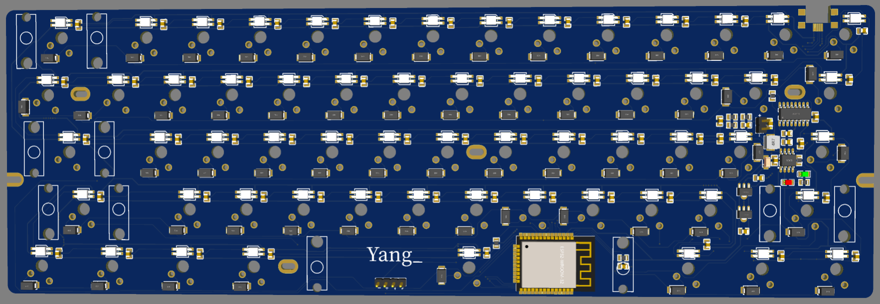 esp3蓝牙键盘(3)pcb制作